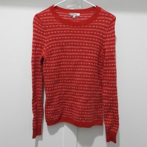 Madewell Longsleeve Heartstripe Sweater Size M